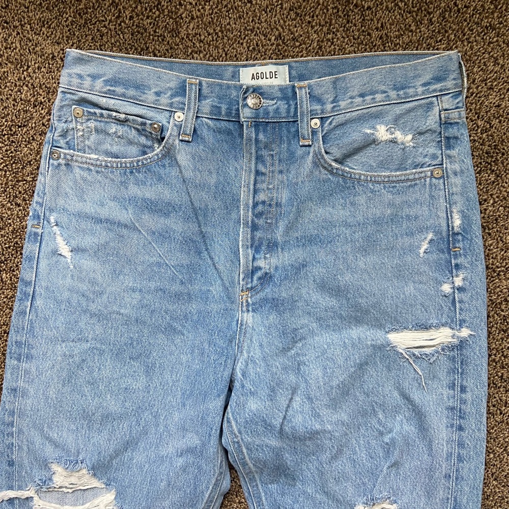 AGOLDE - 90's Mid Rise Loose Fit in Fall Out Size 28 - Picture 6 of 15